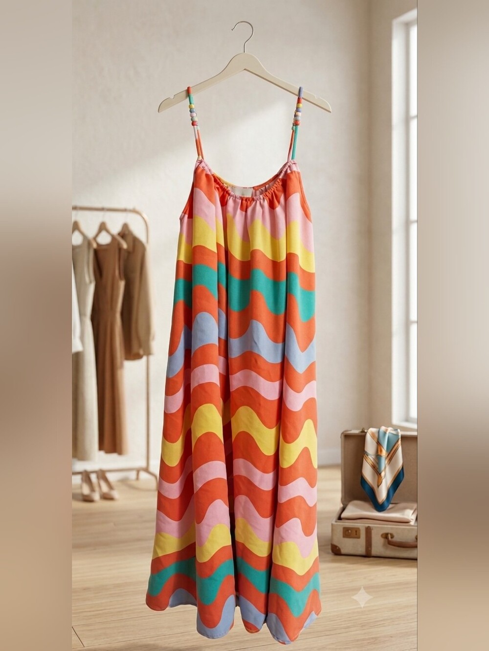Stella McCartney Kids Pink and Orange Dress